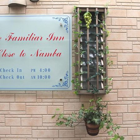 The Familiar Inn ー 旅館ホテル業 Osaka Exterior foto